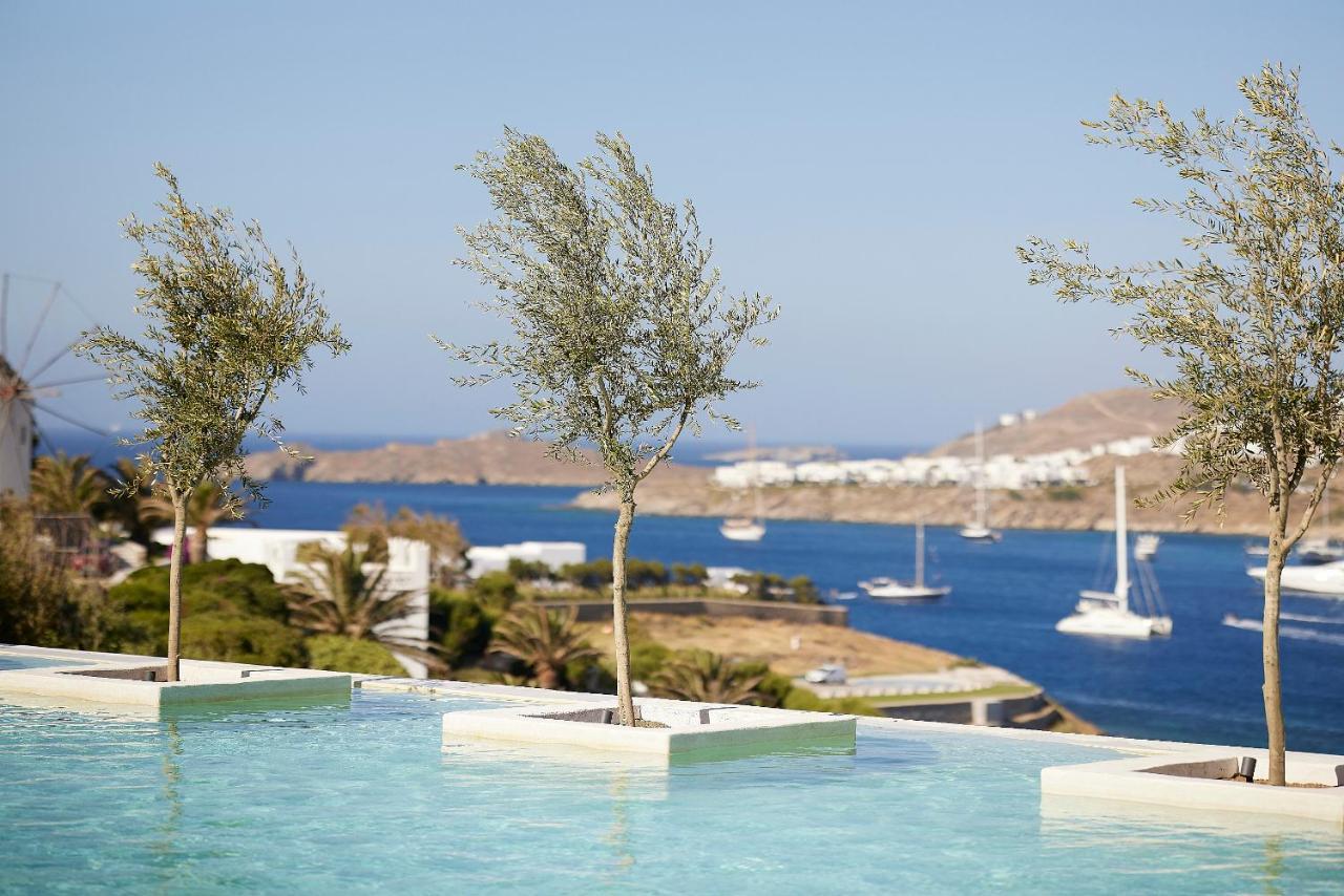 Отель Once In Mykonos - Designed For Adults Орнос Экстерьер фото