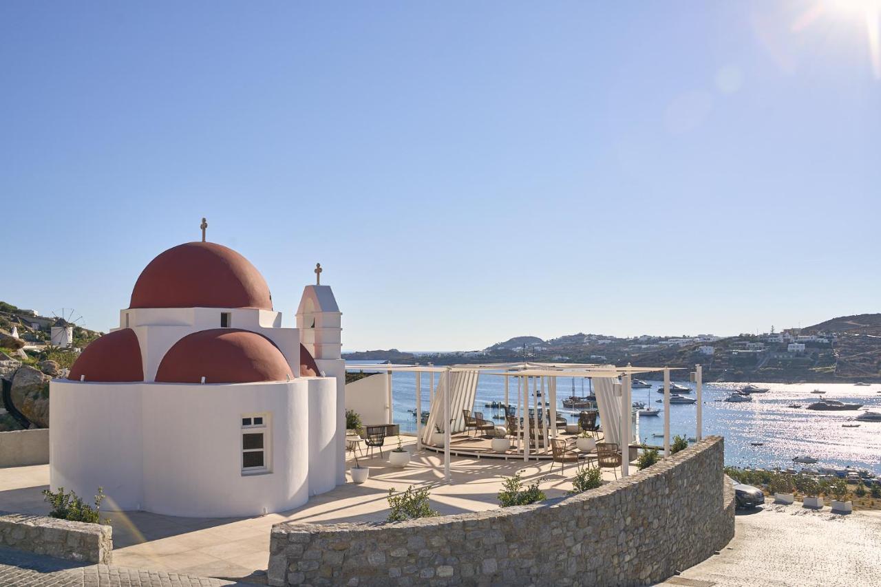 Отель Once In Mykonos - Designed For Adults Орнос Экстерьер фото
