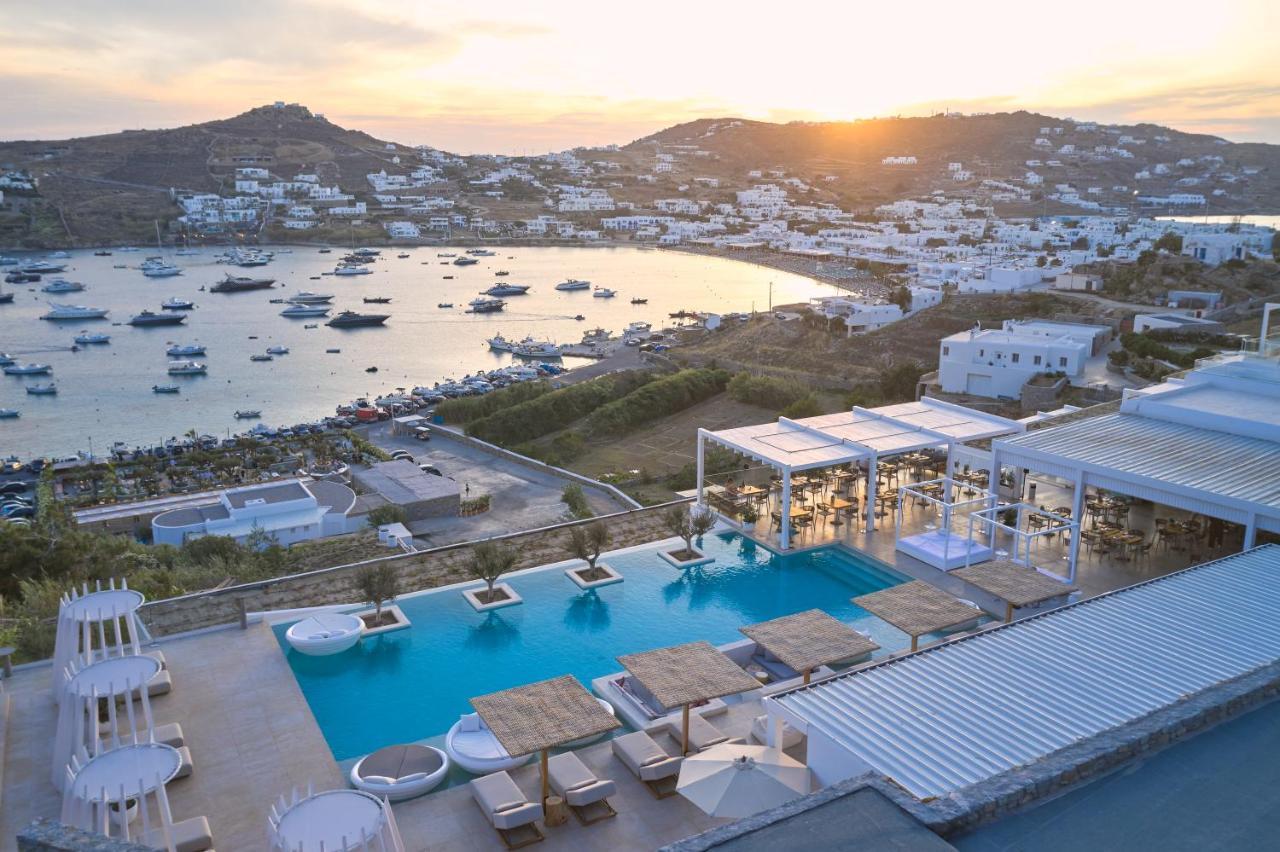 Отель Once In Mykonos - Designed For Adults Орнос Экстерьер фото