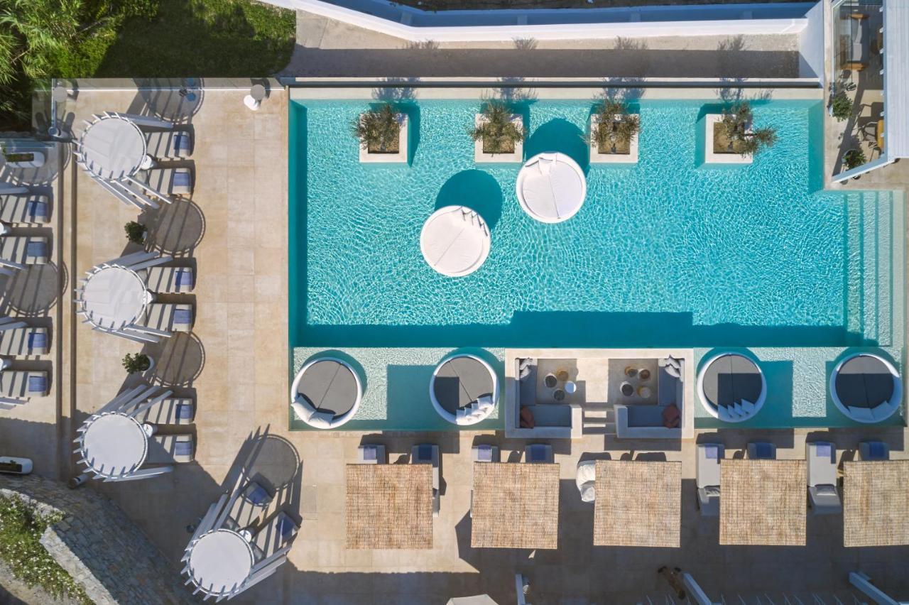 Отель Once In Mykonos - Designed For Adults Орнос Экстерьер фото