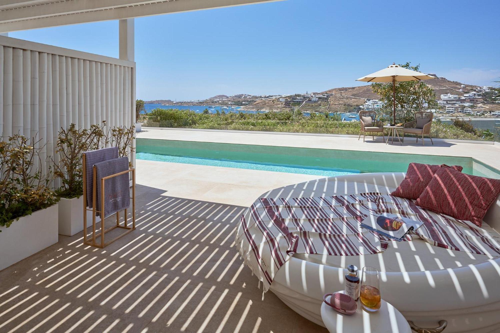 Отель Once In Mykonos - Designed For Adults Орнос Экстерьер фото