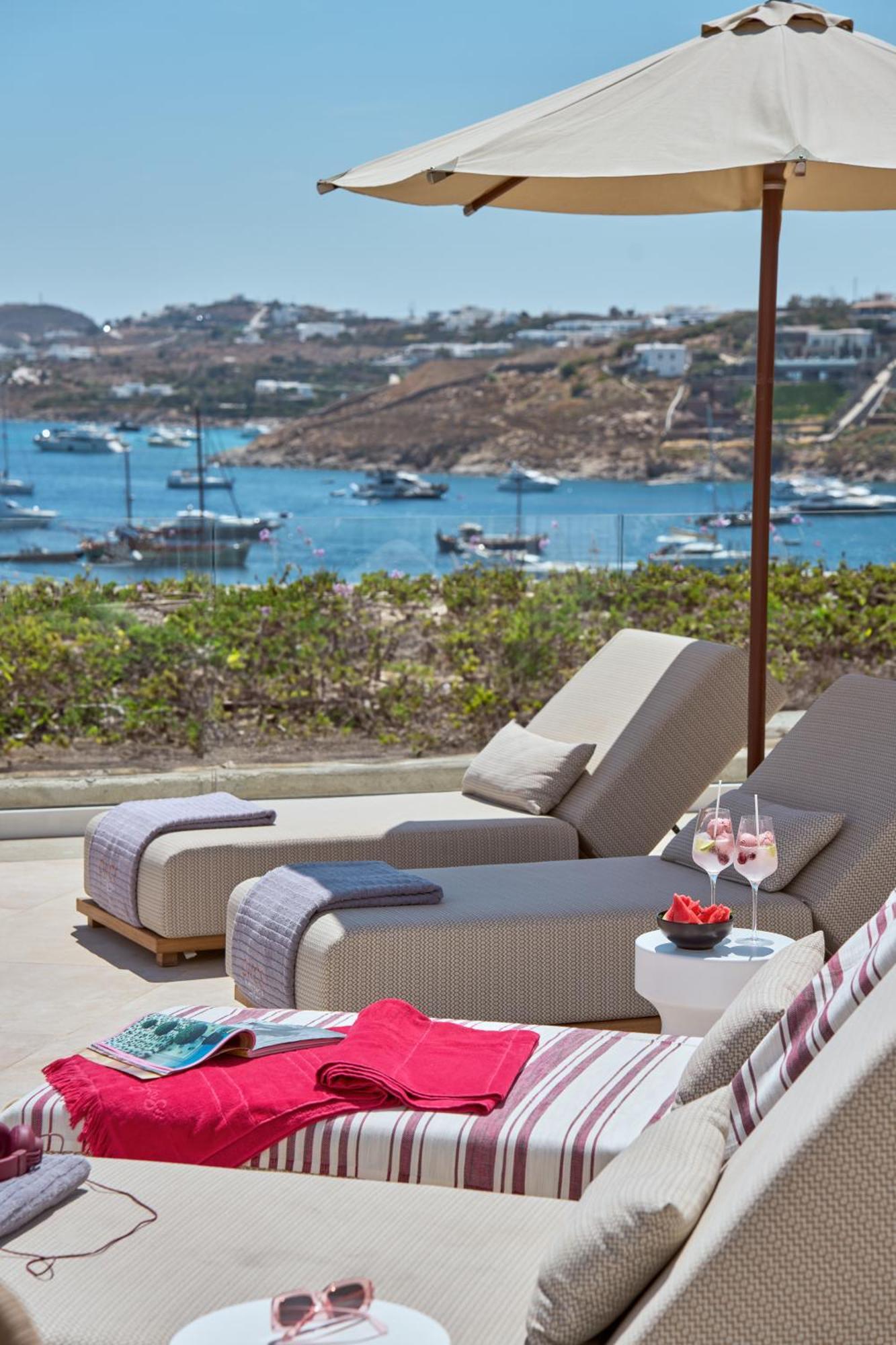 Отель Once In Mykonos - Designed For Adults Орнос Экстерьер фото