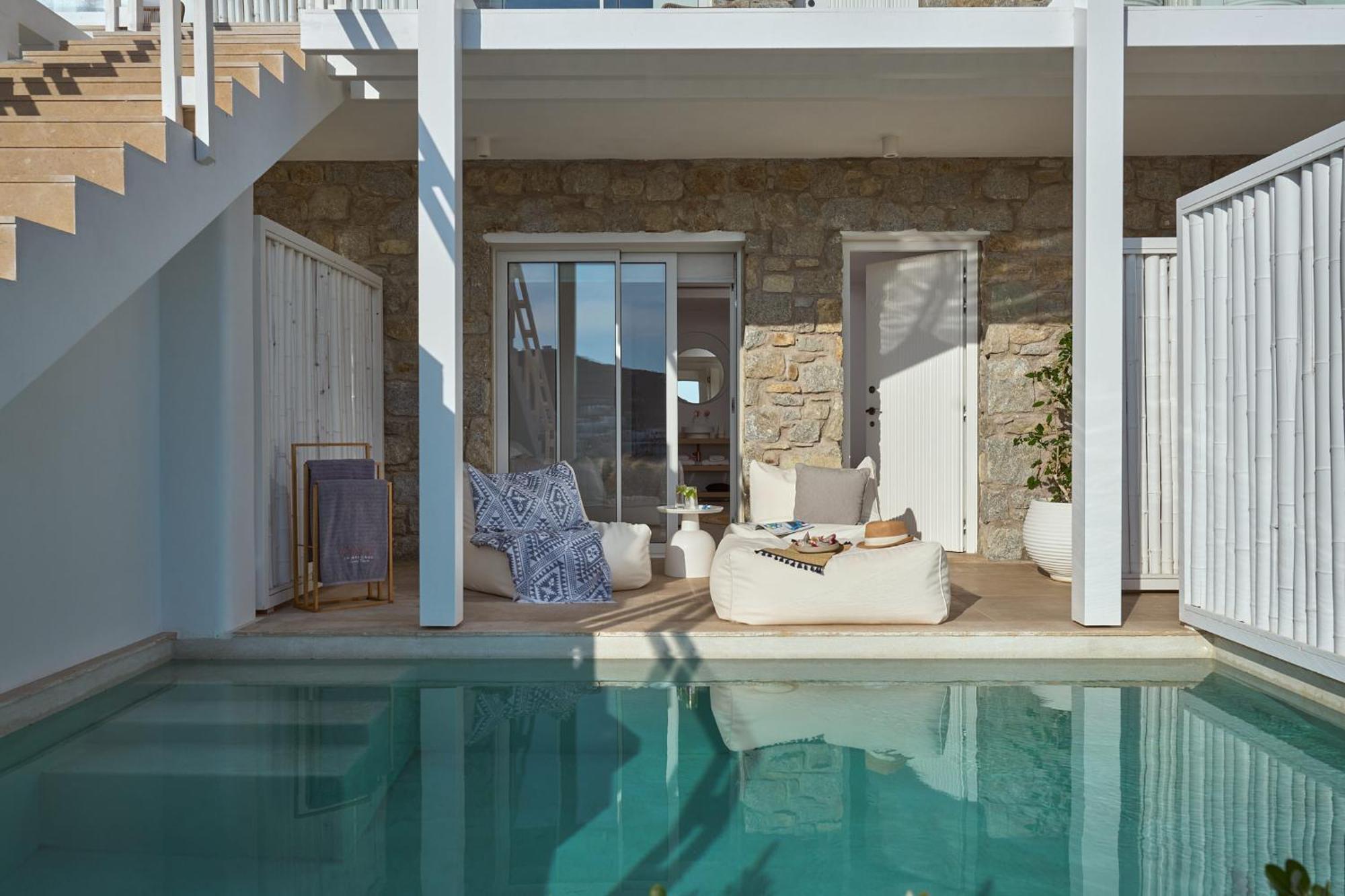 Отель Once In Mykonos - Designed For Adults Орнос Экстерьер фото