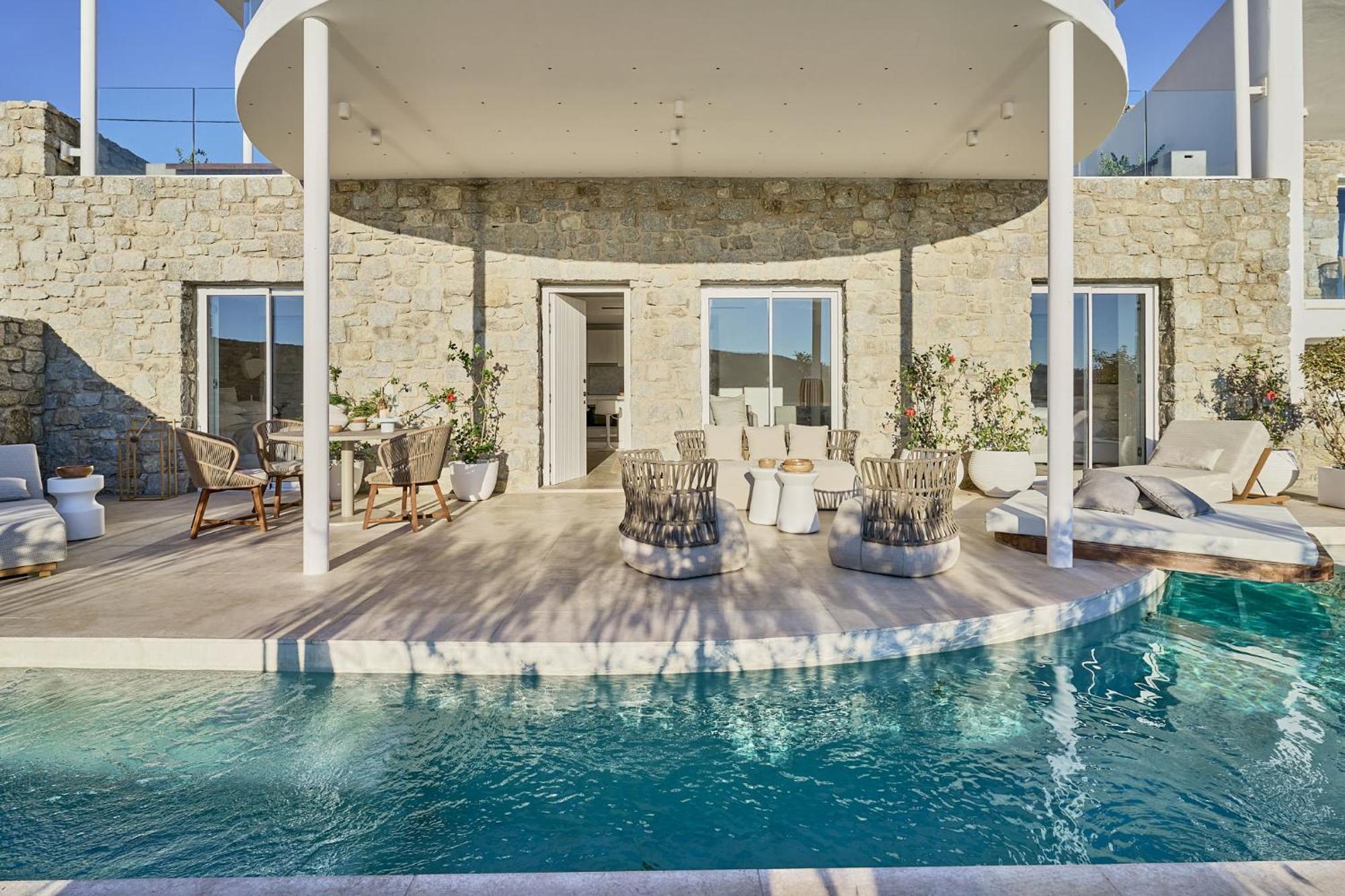 Отель Once In Mykonos - Designed For Adults Орнос Экстерьер фото